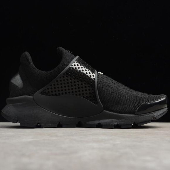 Nike Sock Dart Running Shoes Triple Black NEW - Picture 3 of 6